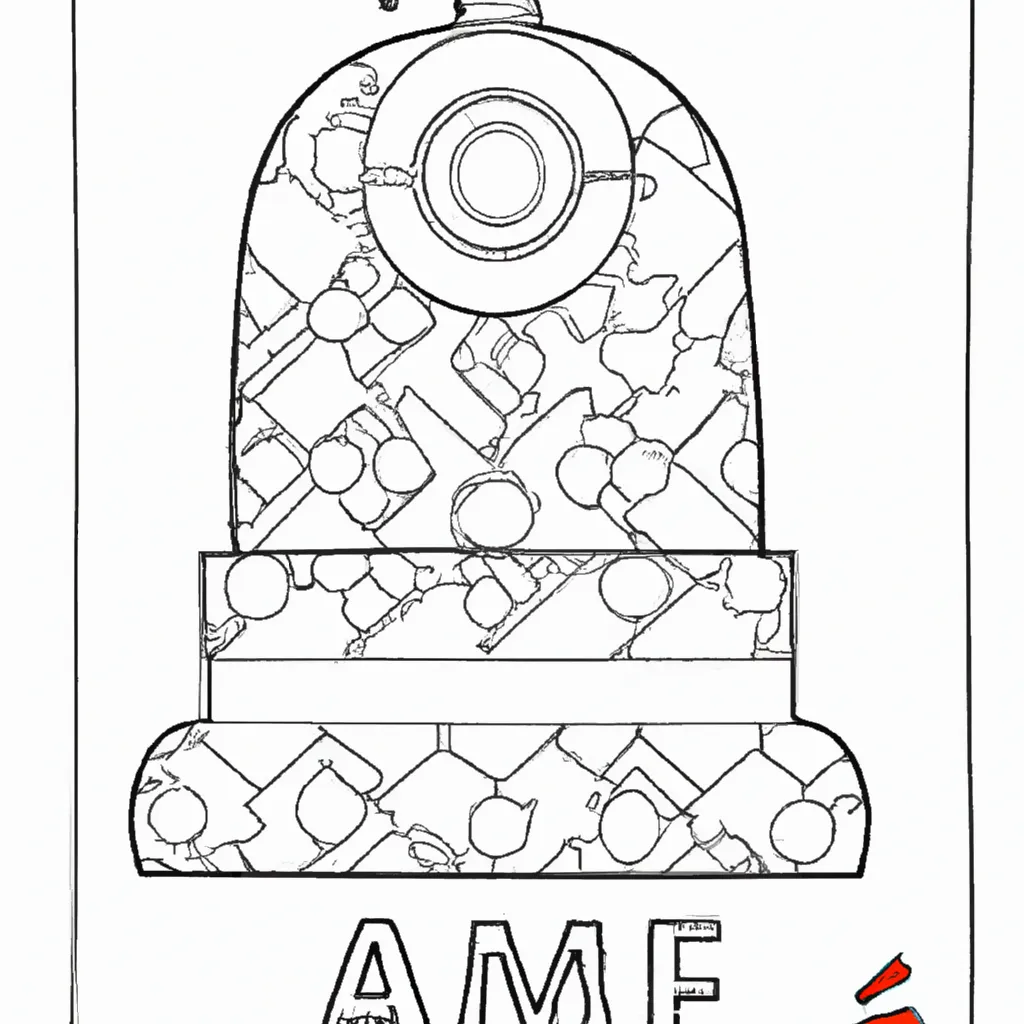 Desenho para pintar desenhos alarme sinalizacao visual