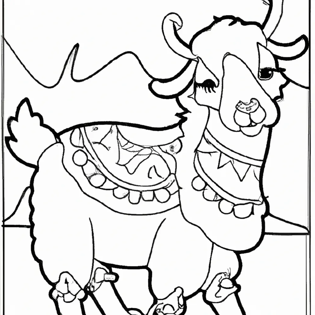 Desenho para pintar desenhos anta arte animal linda