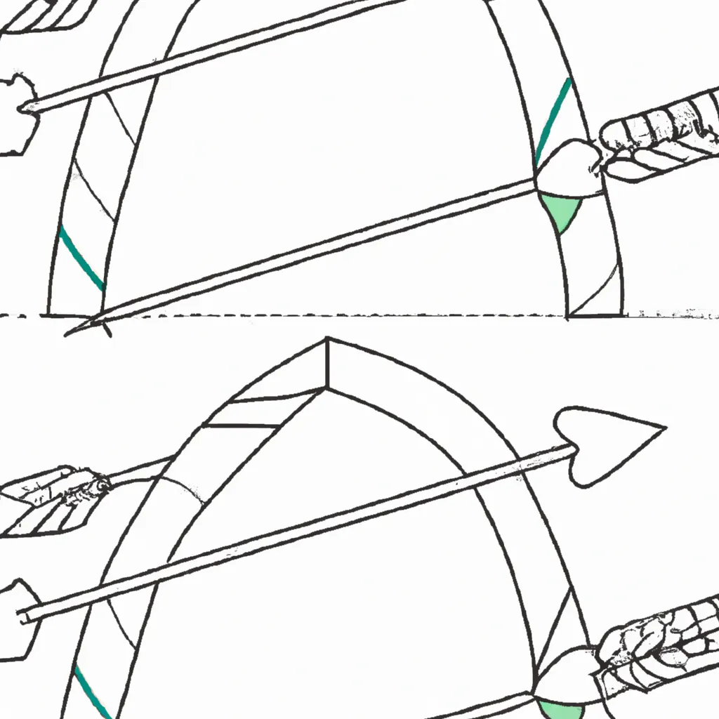 Desenho para pintar desenhos arco flecha