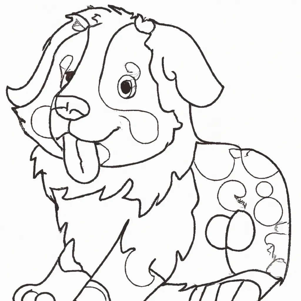 Desvende o Desenho de Cachorro para Colorir e Surpreenda-se! Desenho para pintar desenhos cachorro 1