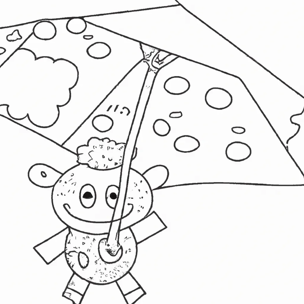 Desenho para pintar desenhos chuva dia chuvoso