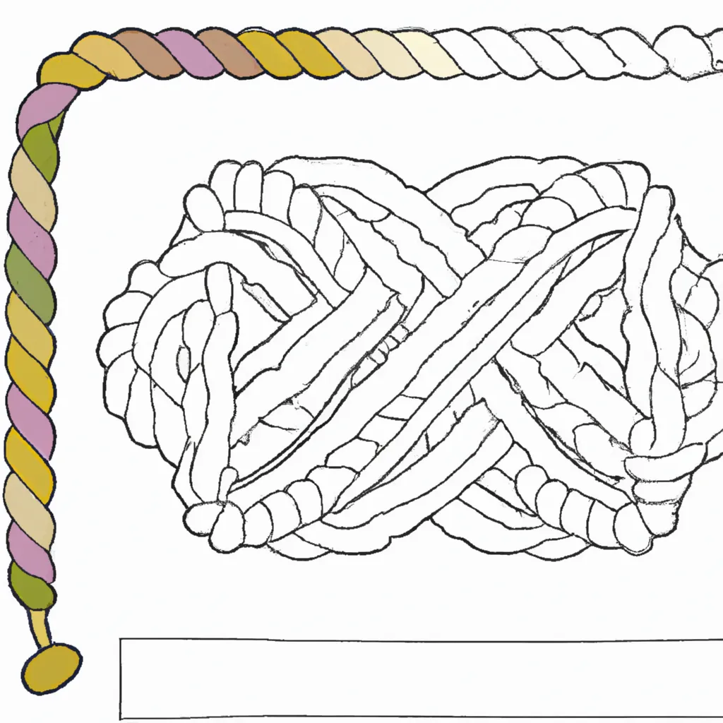 Desenho para pintar desenhos com corda