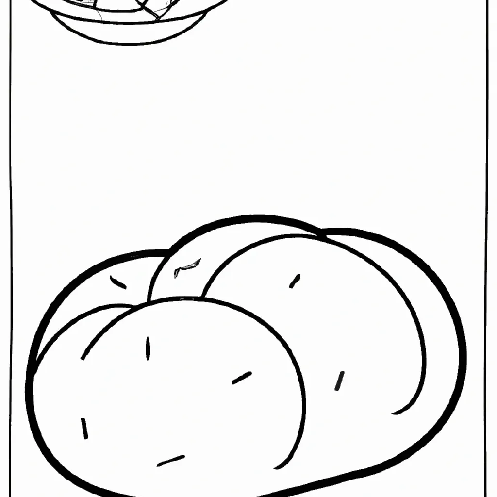 Desenho para pintar desenhos de pao