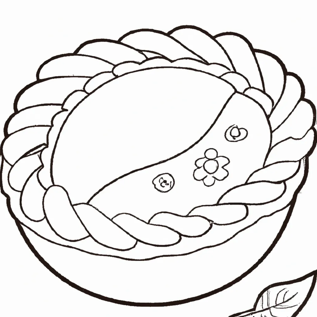 Desenho para pintar desenhos empada gostosos facil divertido