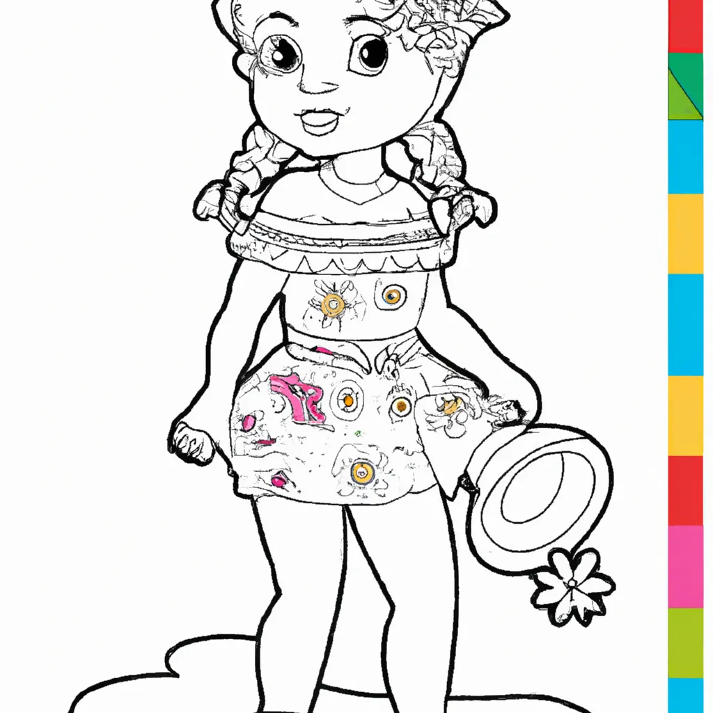 Desenho para pintar desenhos garota anime manga artes