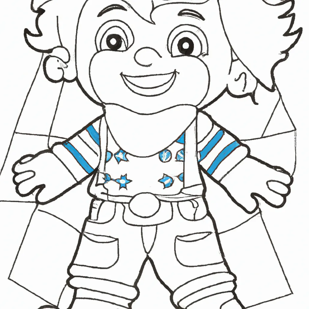 Desenho para pintar desenhos garoto