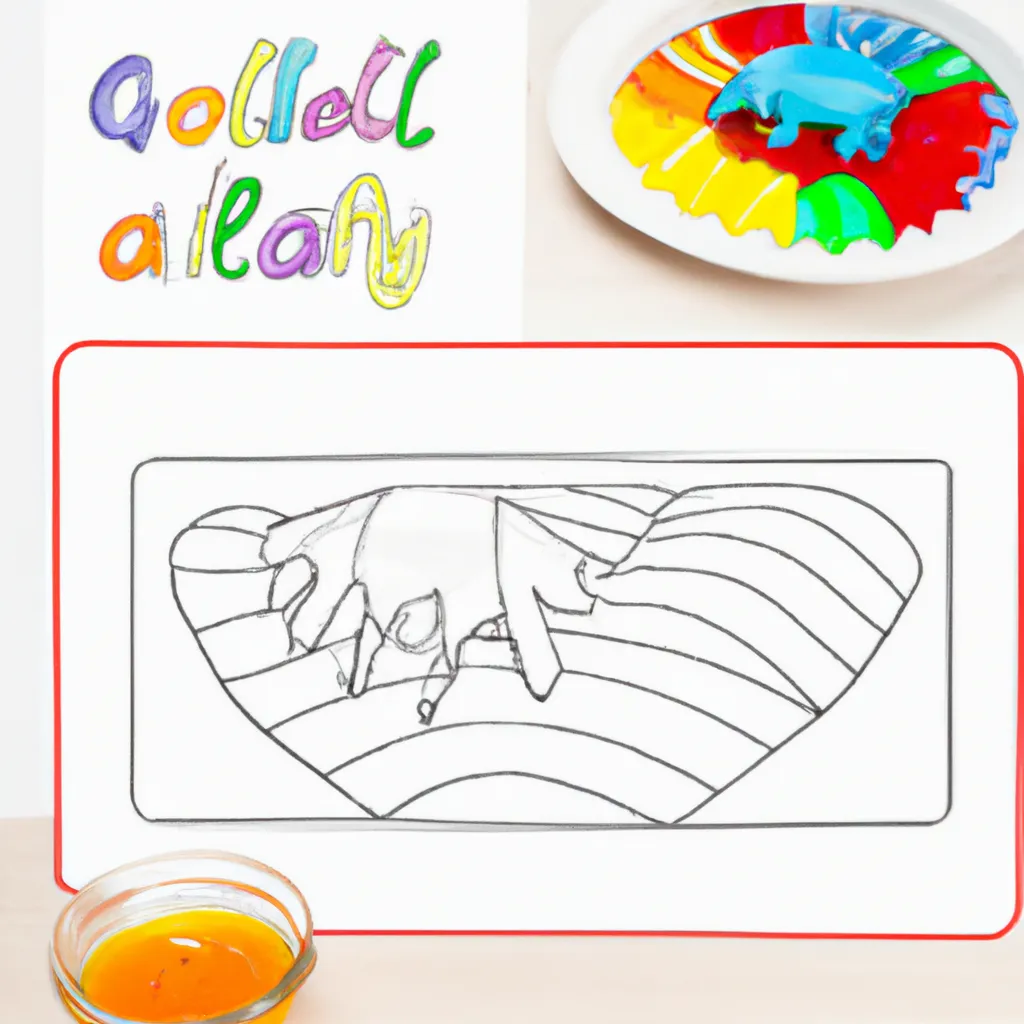 Colore um Mundo de Gelatina: Desenho Divertido para Crianças! Desenho para pintar desenhos gelatina