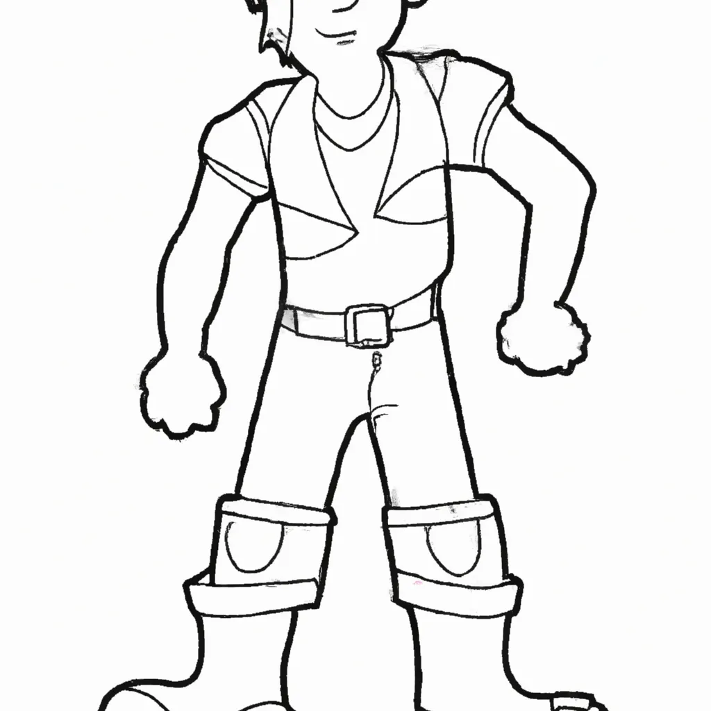 Desenho para pintar desenhos homem