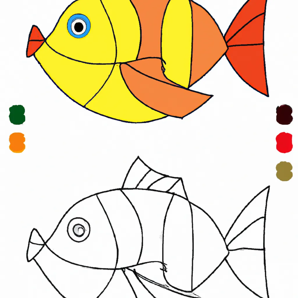 Desenho para pintar desenhos