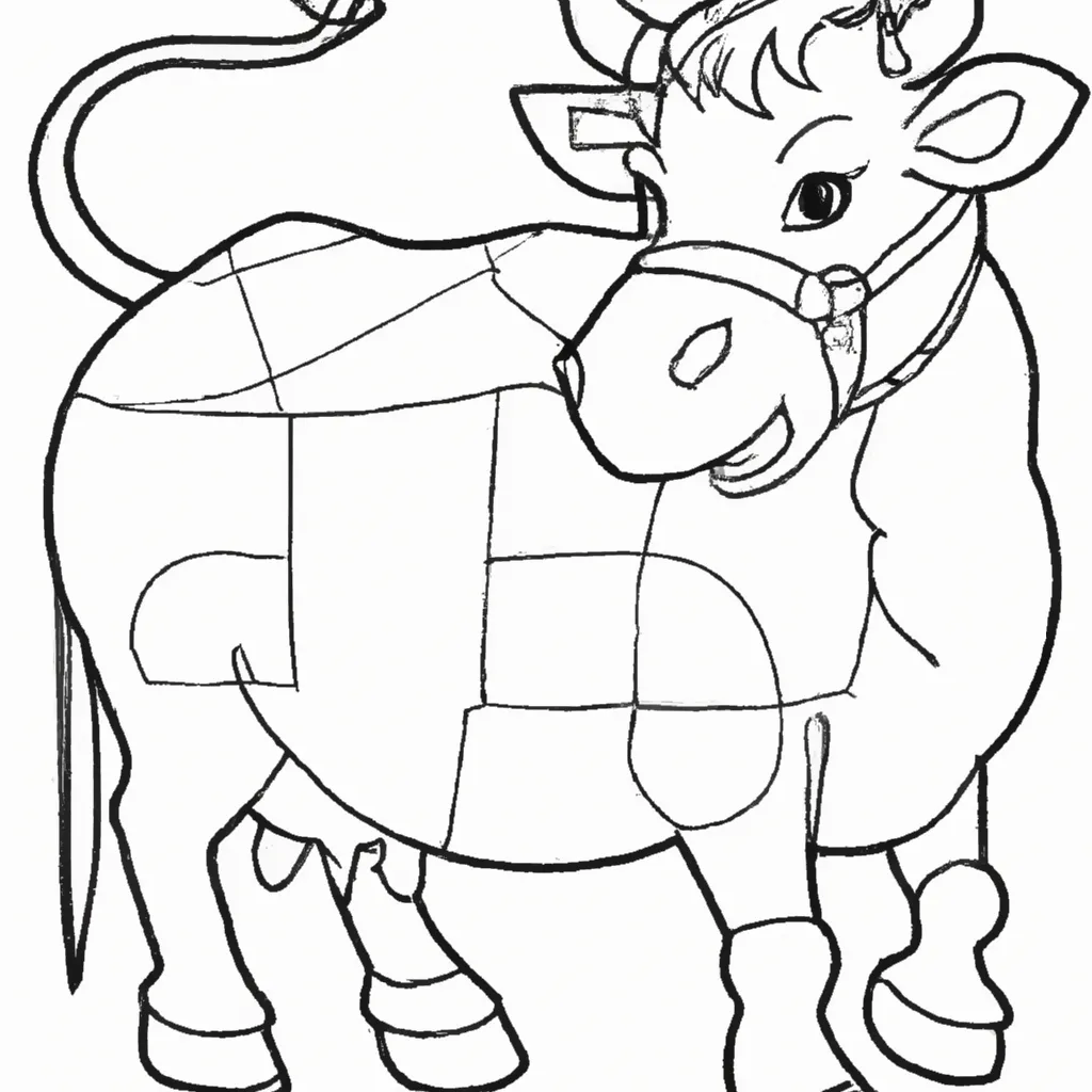 Colorir é Divertido! Desenhe Uma Vaca e Se Divirta! Desenho para pintar desenhos vaca arte infantil