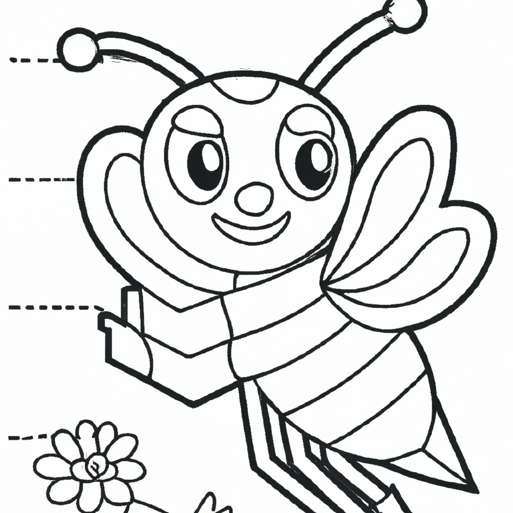 Desenho sobre desenhos abelha arte infantil