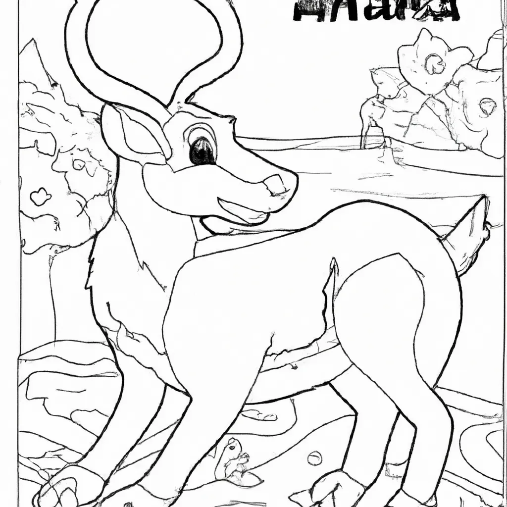 Desenho sobre desenhos anta arte animal linda