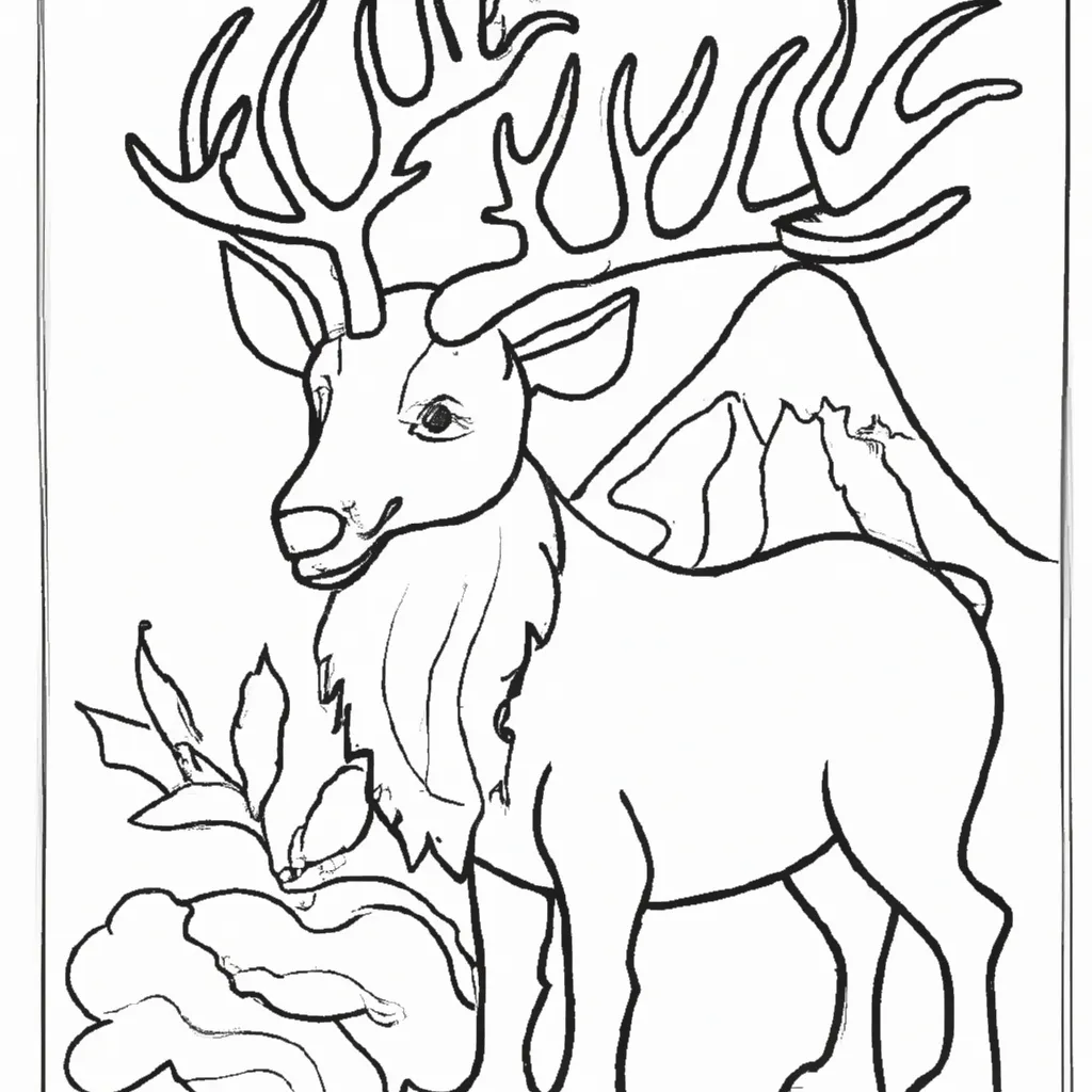 Desenho sobre desenhos cervo arte natureza mistico