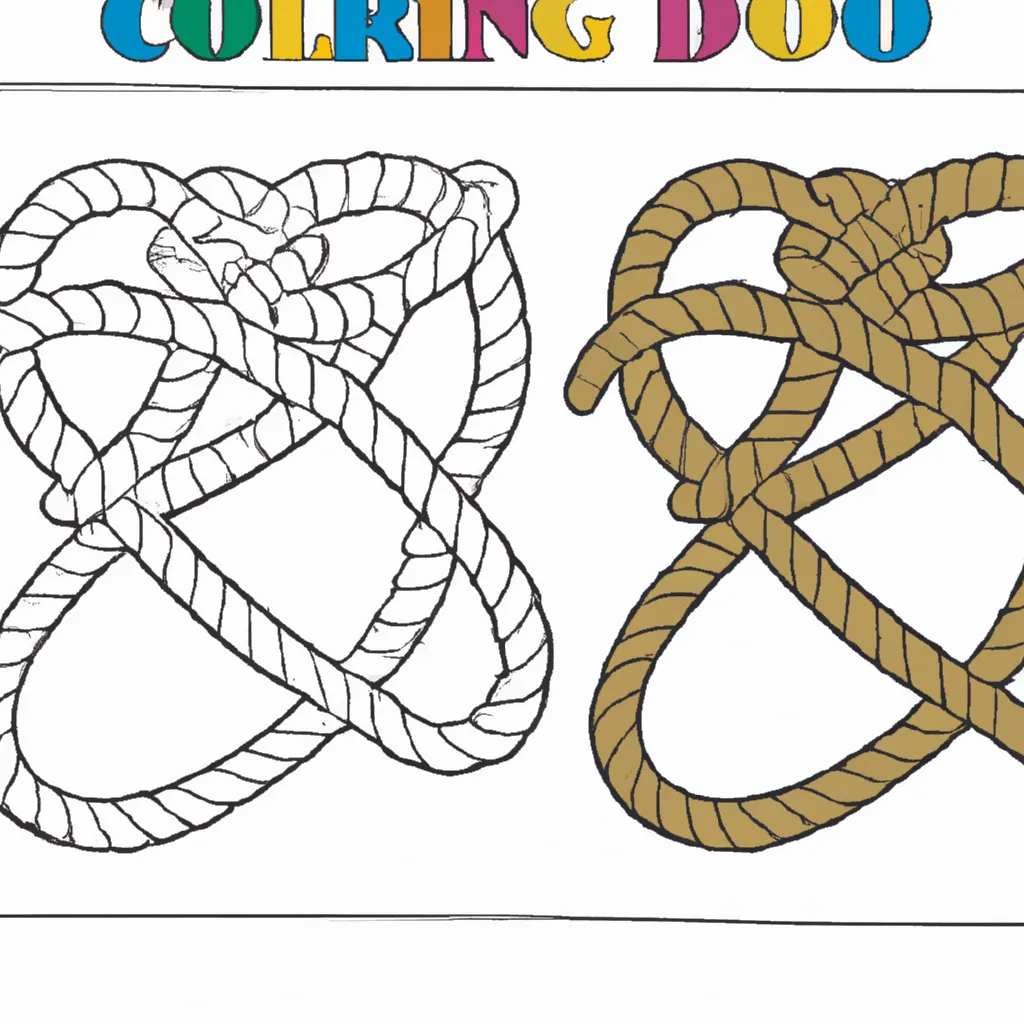 Desenho sobre desenhos com corda