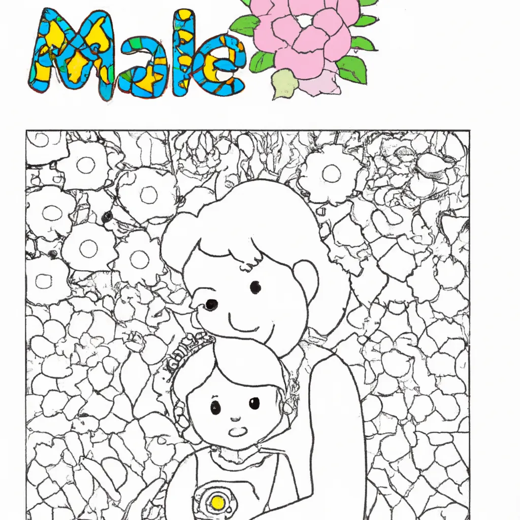 Pinte de Amor: Desenho de Mãe para Colorir! Desenho sobre desenhos da mae amor familia