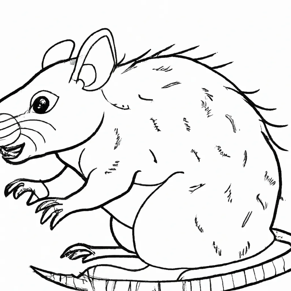 Desenho sobre desenhos de rato