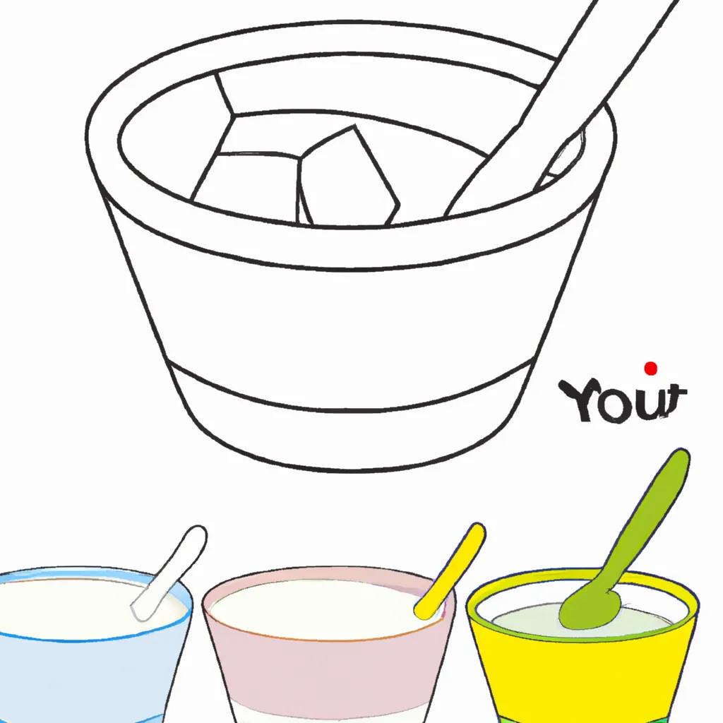 Desenho sobre desenhos iogurte criativos divertidos