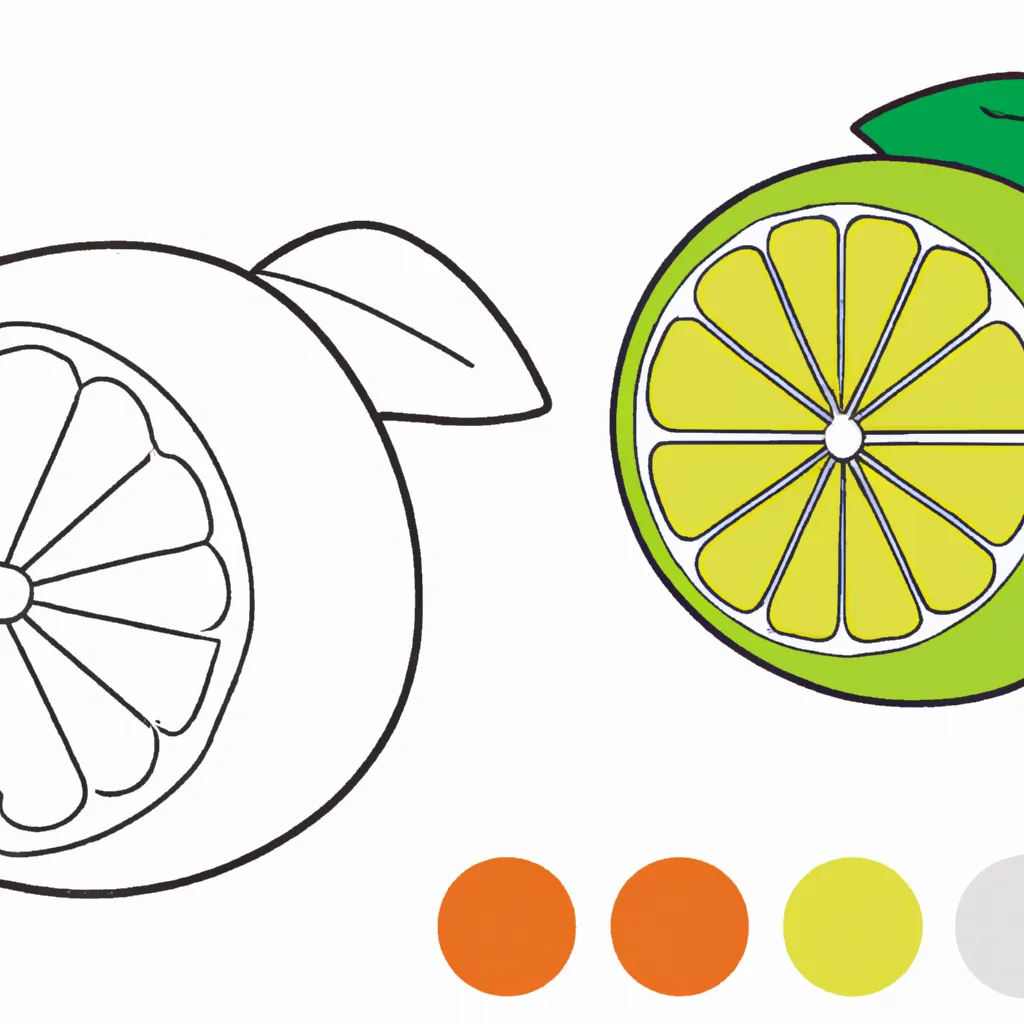 Desenho sobre desenhos limao