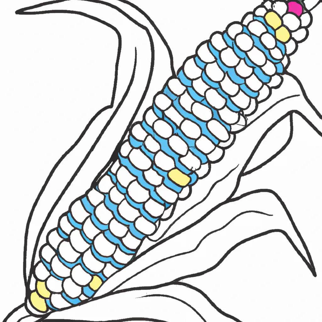 Desenho sobre desenhos milho