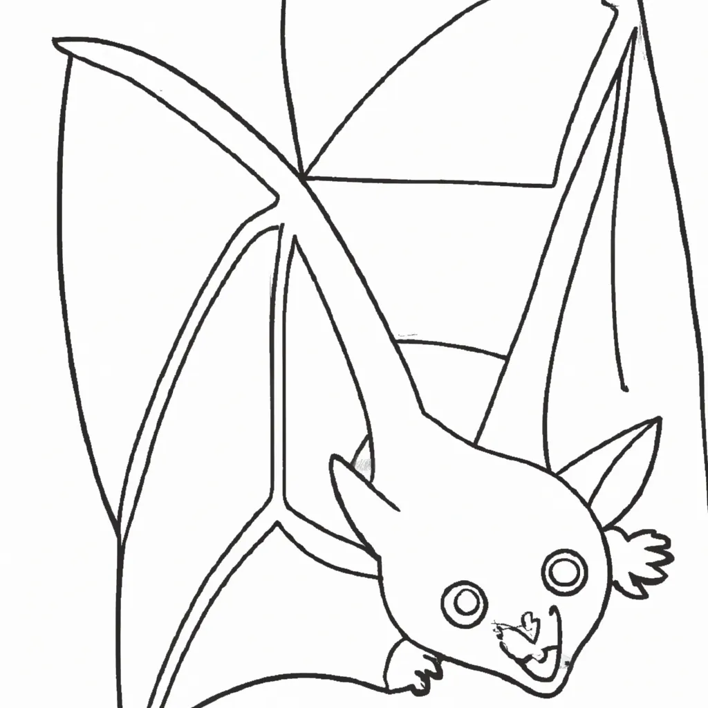 Desenho sobre desenhos morcego