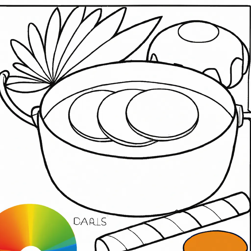 Diversão Garantida: Desenho de Panela para Colorir! Desenho sobre desenhos pintura pano panela arte