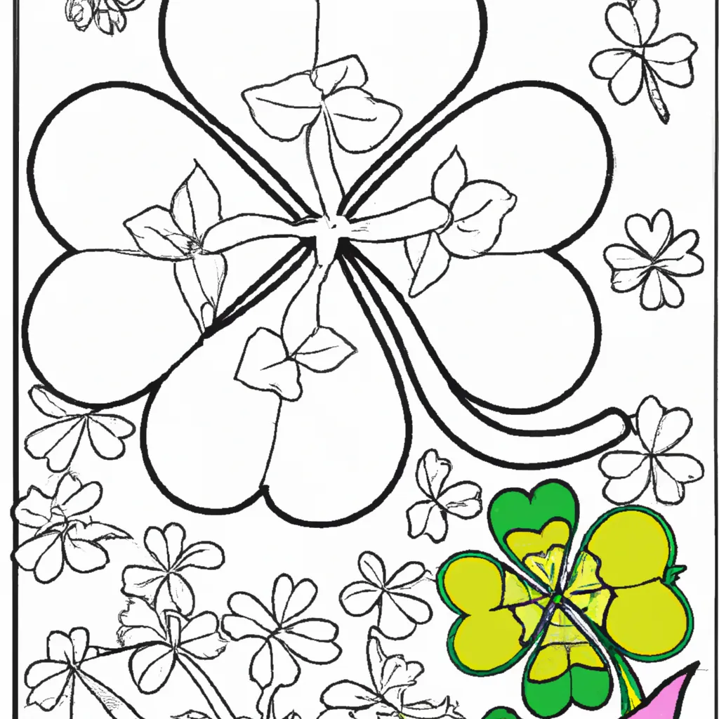 Desenho sobre desenhos trevo arte folclore pt br