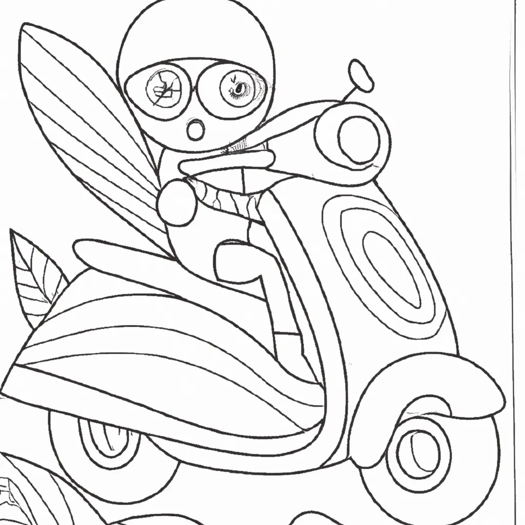 Desenho sobre desenhos vespa ilustracoes motocicleta