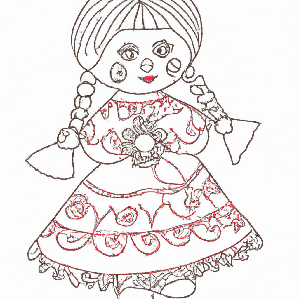 Desenhos de boneca desenhos arte criatividade crianca