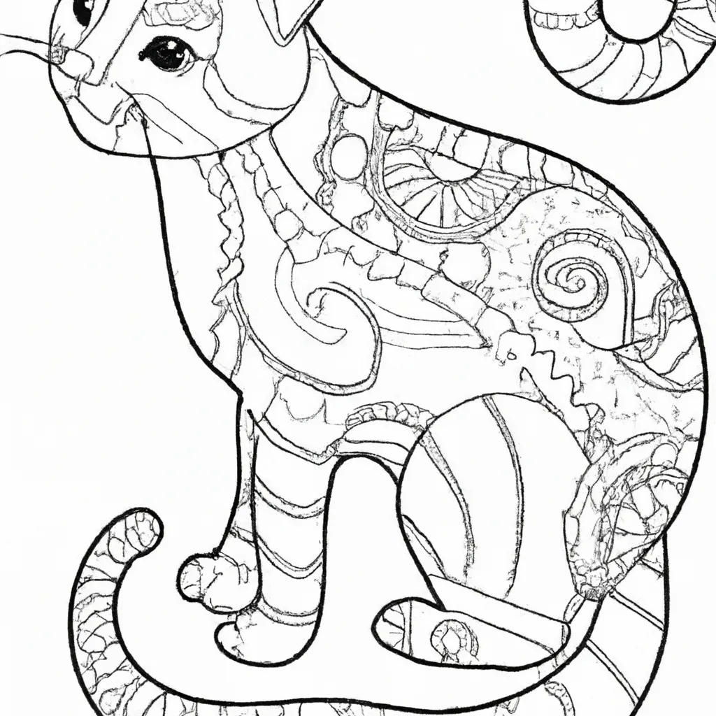 Desenhos de desenho de gato