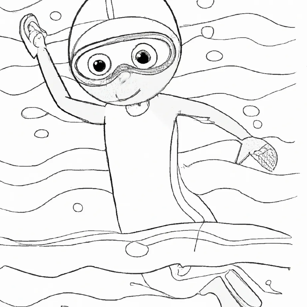 Desenhos de desenho natacao aquatico