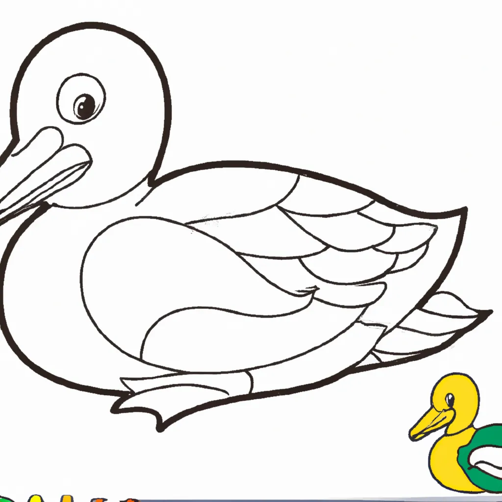 Desenhos de desenho pato animado infantil