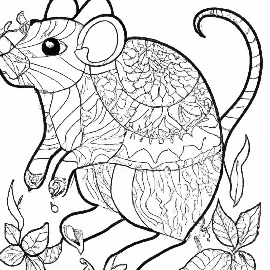 Desenhos de desenho rato ilustracao infantil