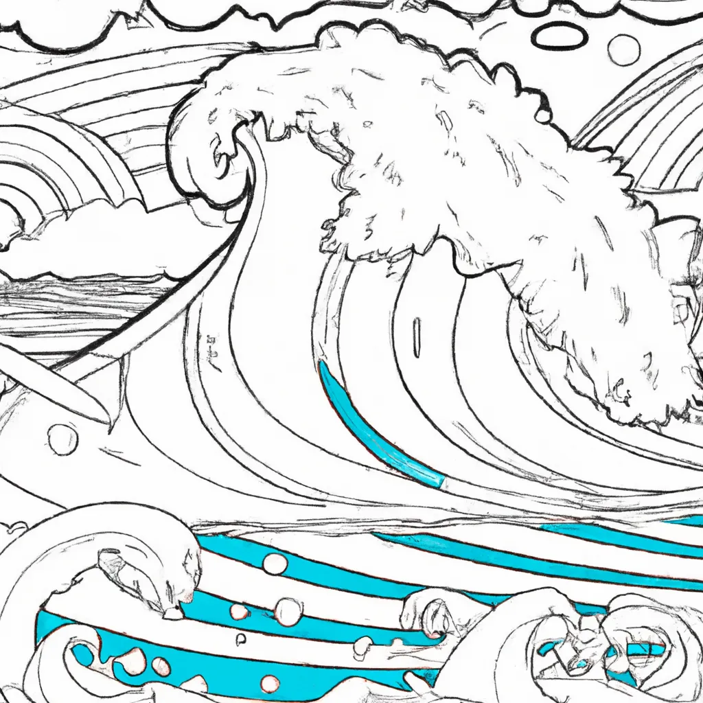 Desenhos de desenho surf praias onda arte