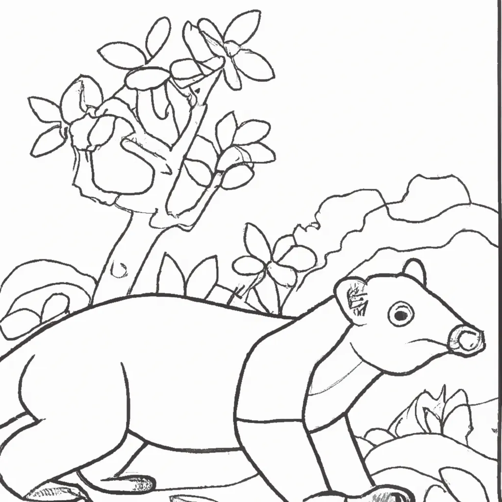 Desenhos de desenho tamandua pt br