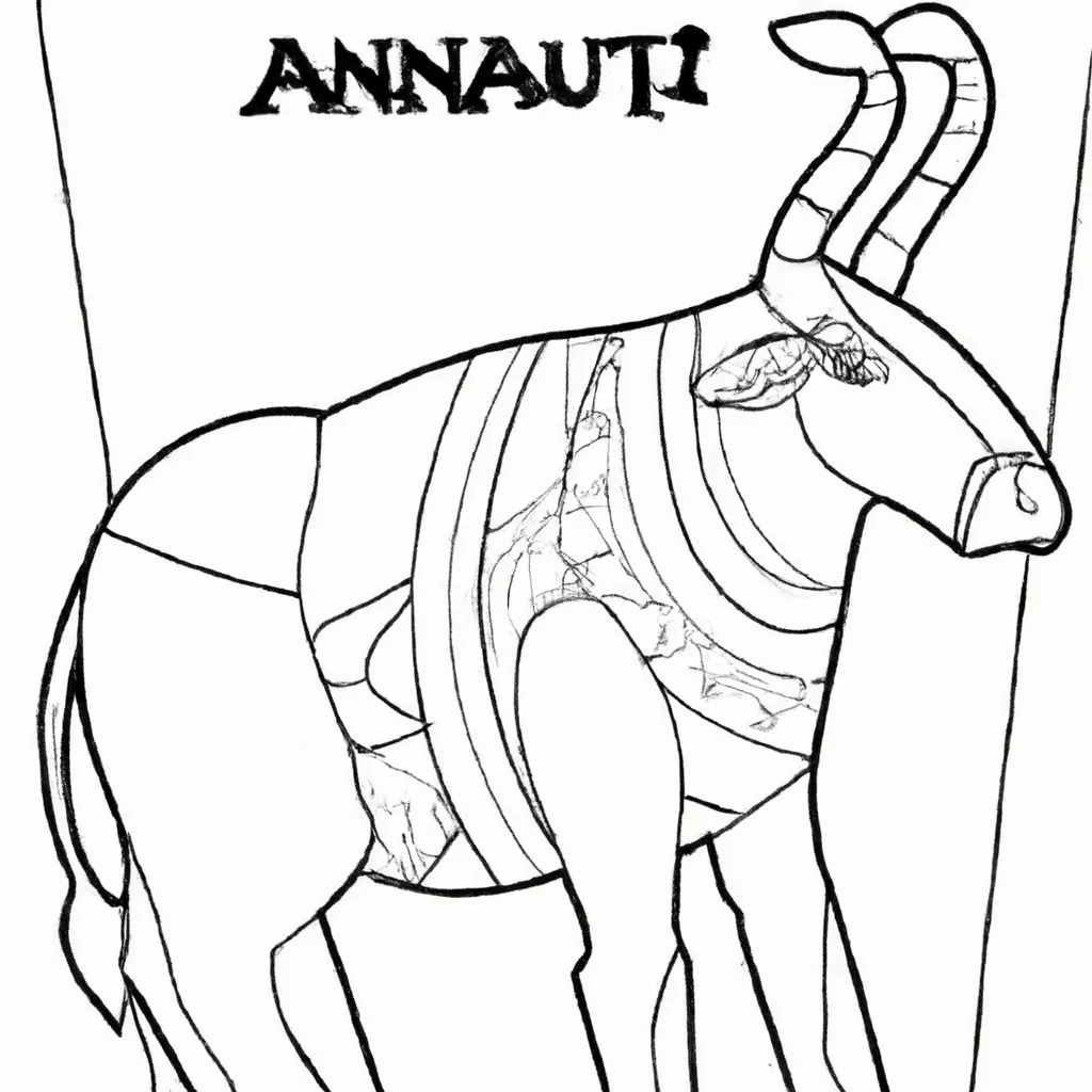 Desenhos de desenhos anta arte animal linda