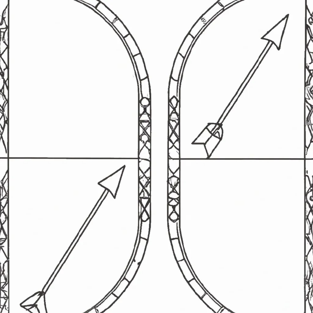 Desenhos de desenhos arco flecha