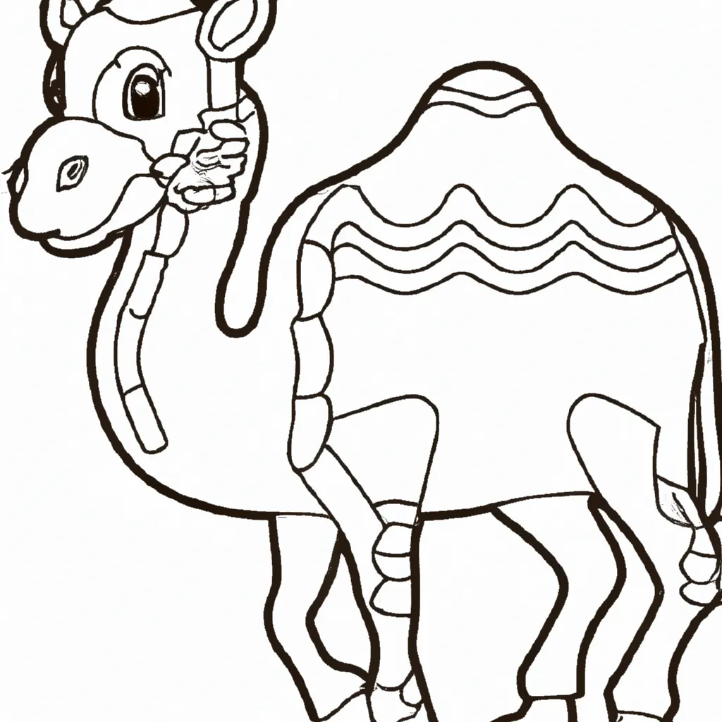 Desenhos de desenhos camelo
