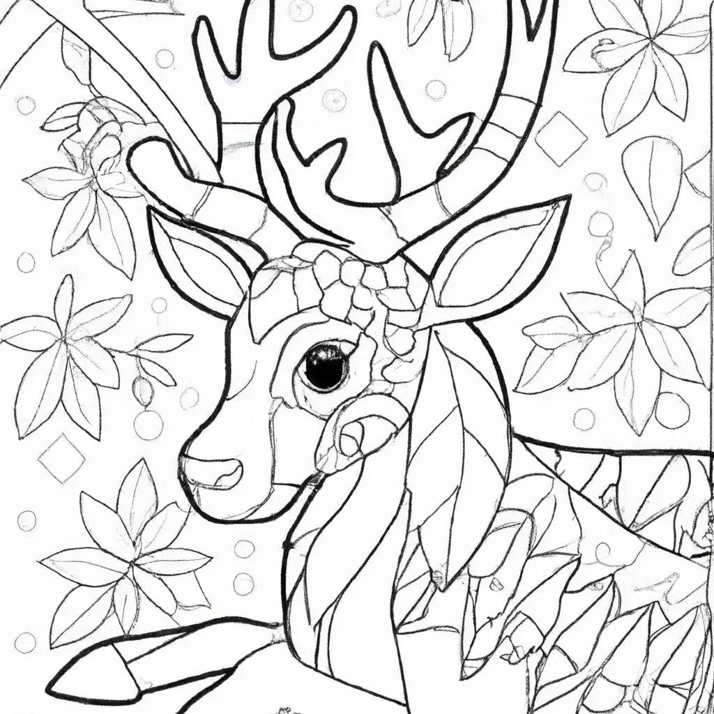 Desenhos de desenhos cervo arte natureza mistico