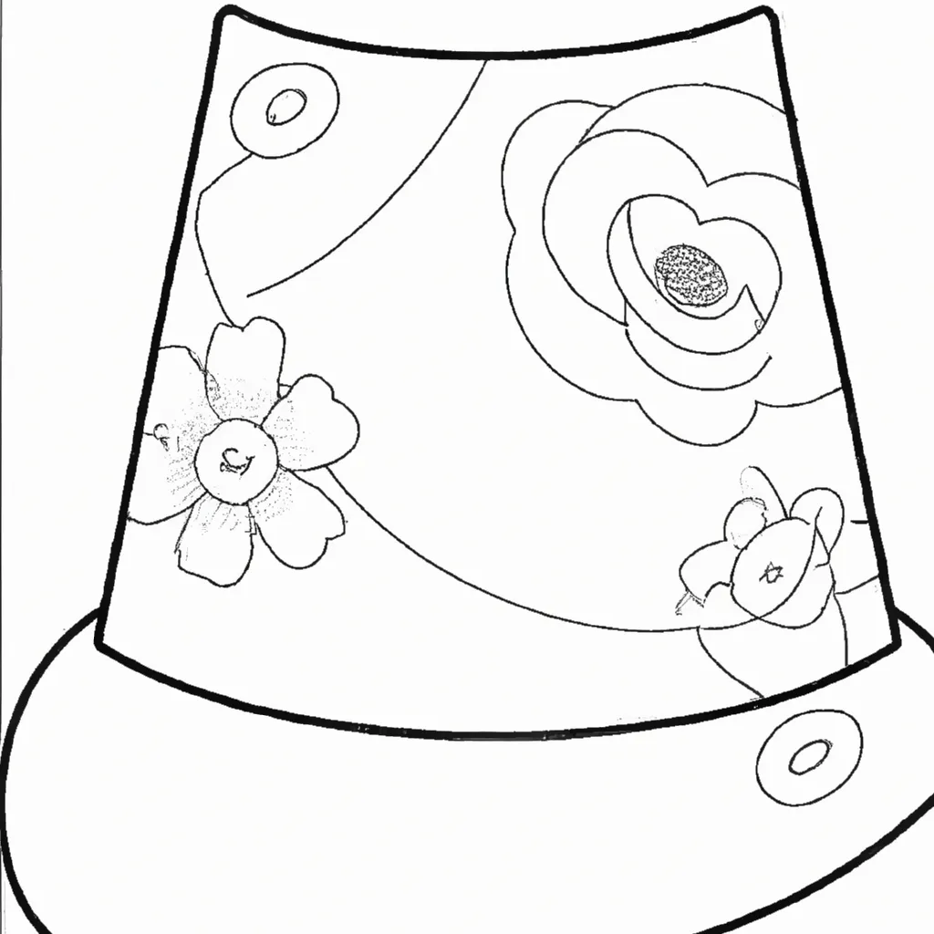 Desenhos de desenhos chapeu