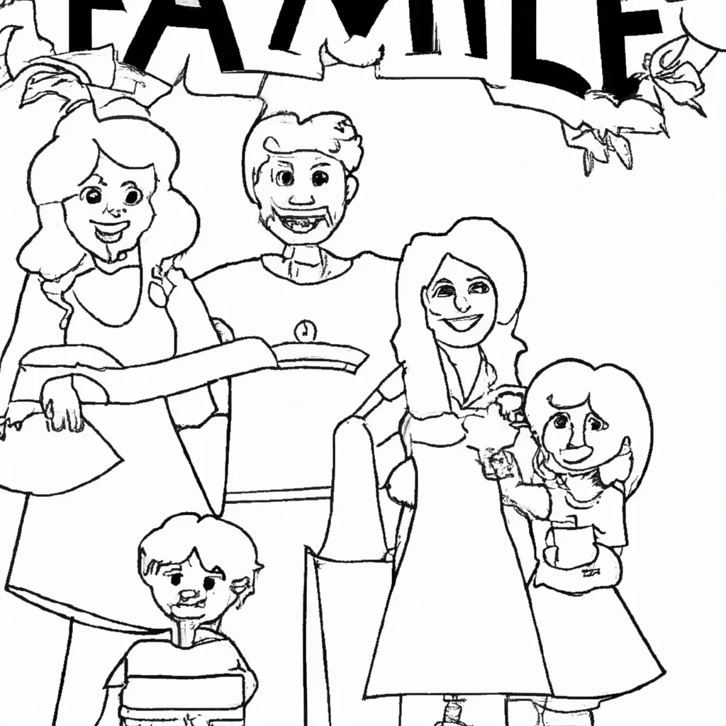 Desenhos de desenhos da familia