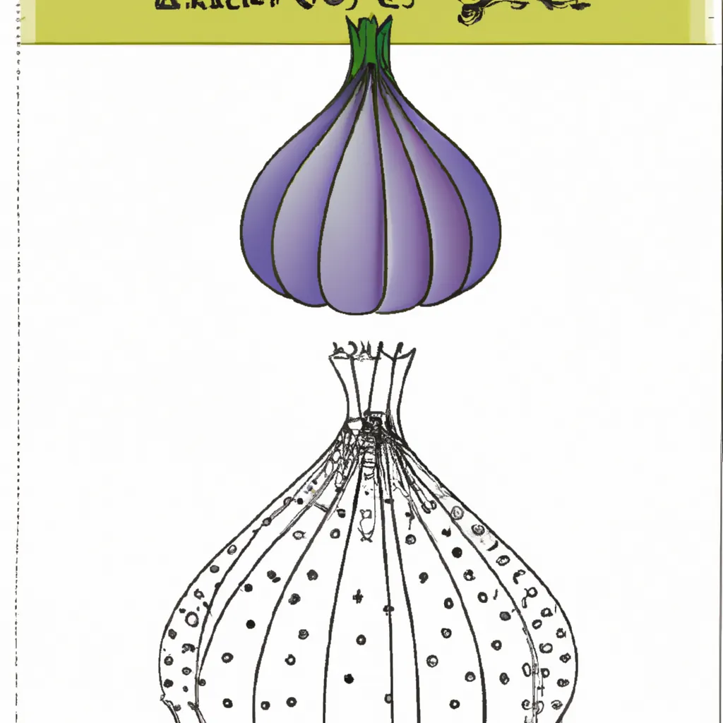 Desenhos de desenhos de alho