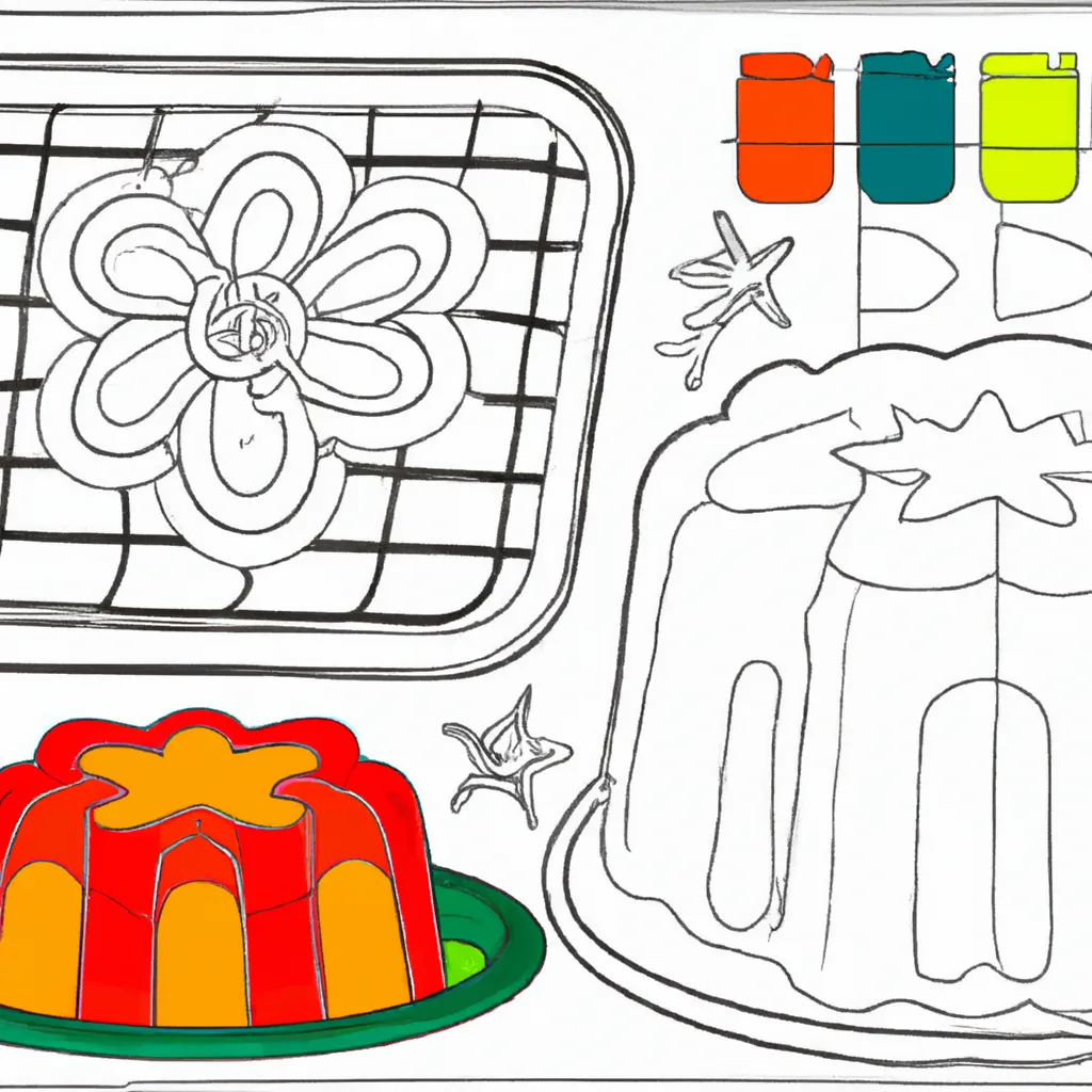 Colore um Mundo de Gelatina: Desenho Divertido para Crianças! Desenhos de desenhos gelatina