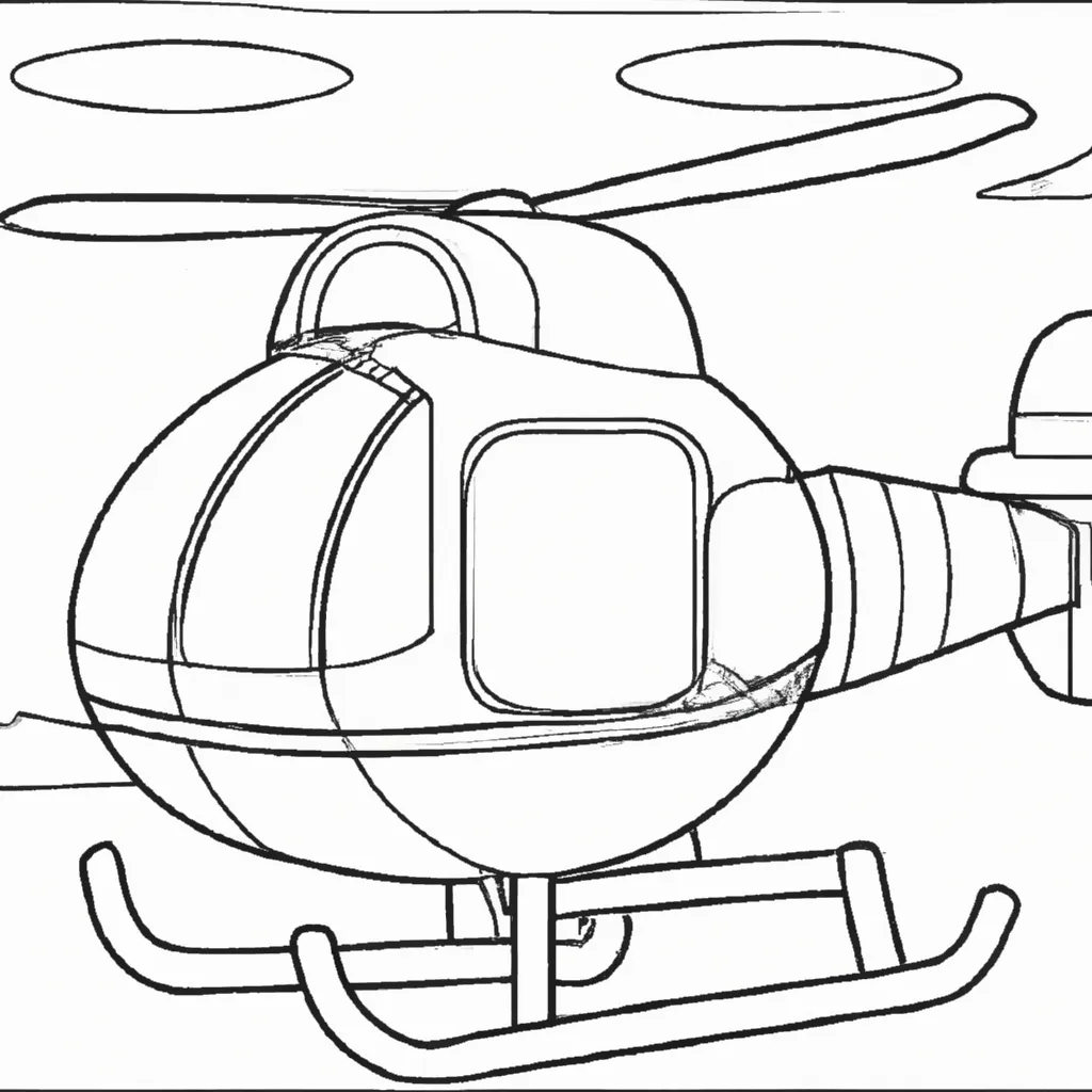 Desenhos de desenhos helicoptero