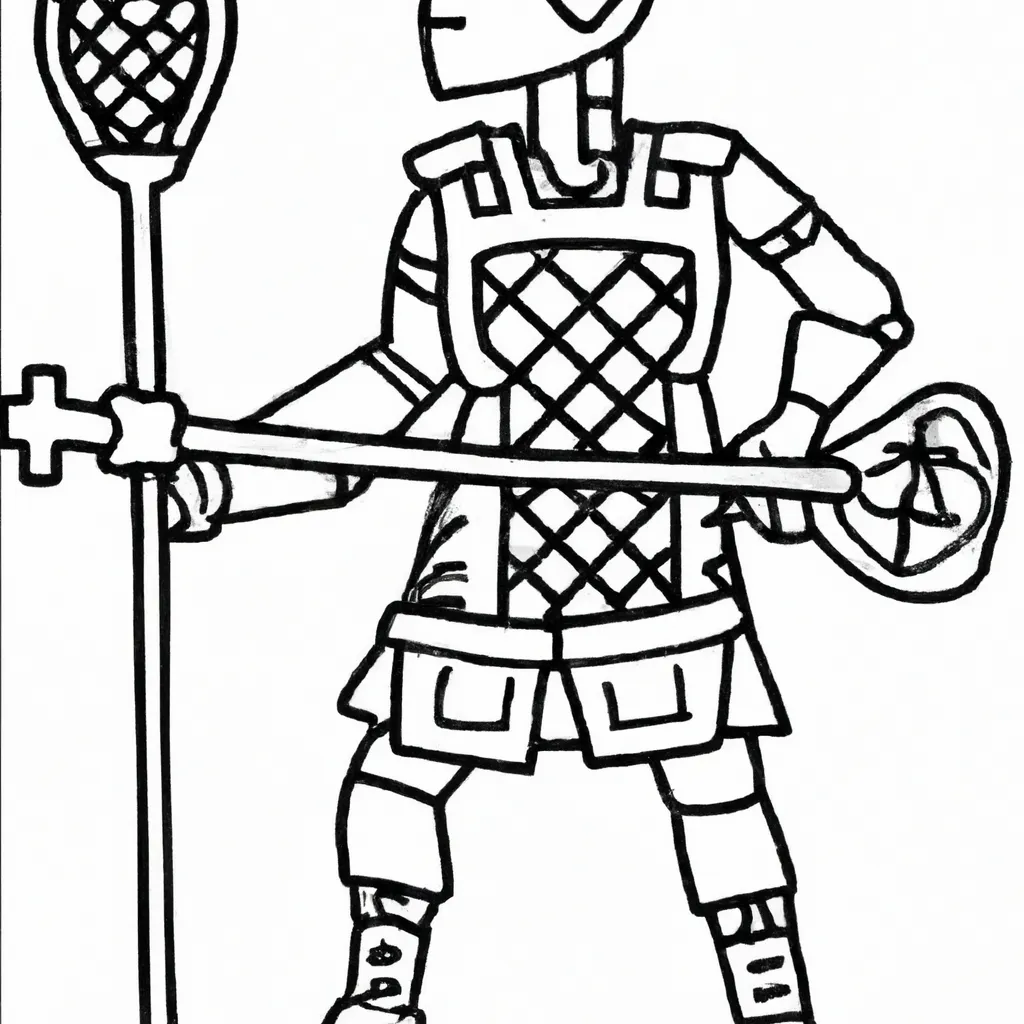 Desenhos de desenhos lacrosse