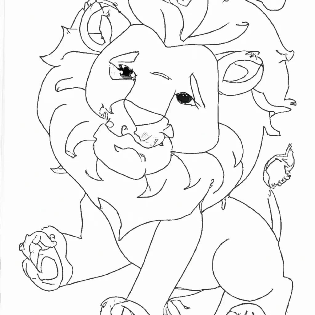 Desenhos de desenhos leao