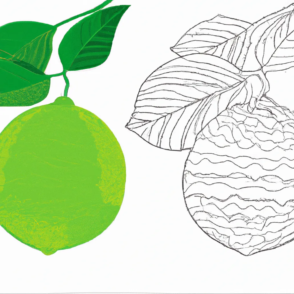 Desenhos de desenhos limao