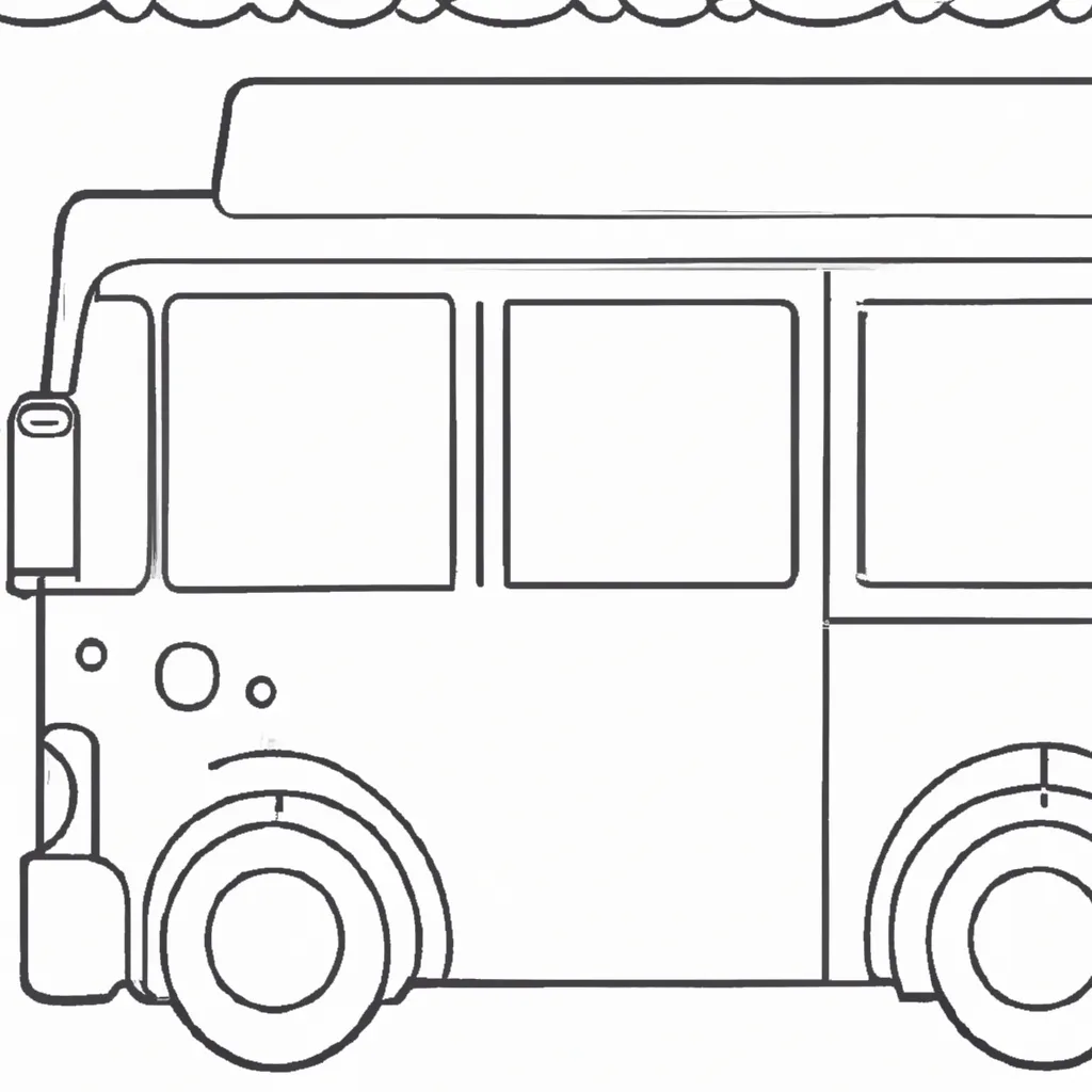 Desenhos de desenhos onibus veiculos ilustracoes arte