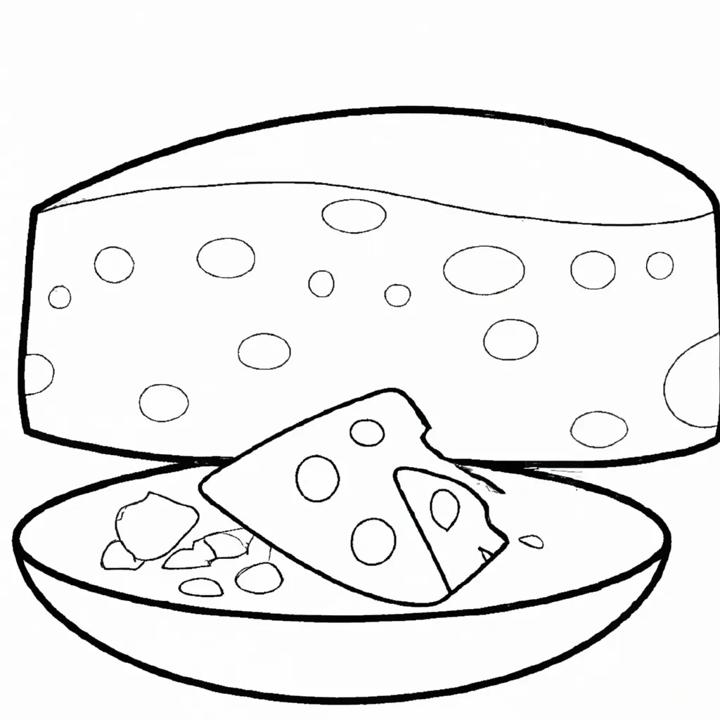 Desenhos de desenhos queijo