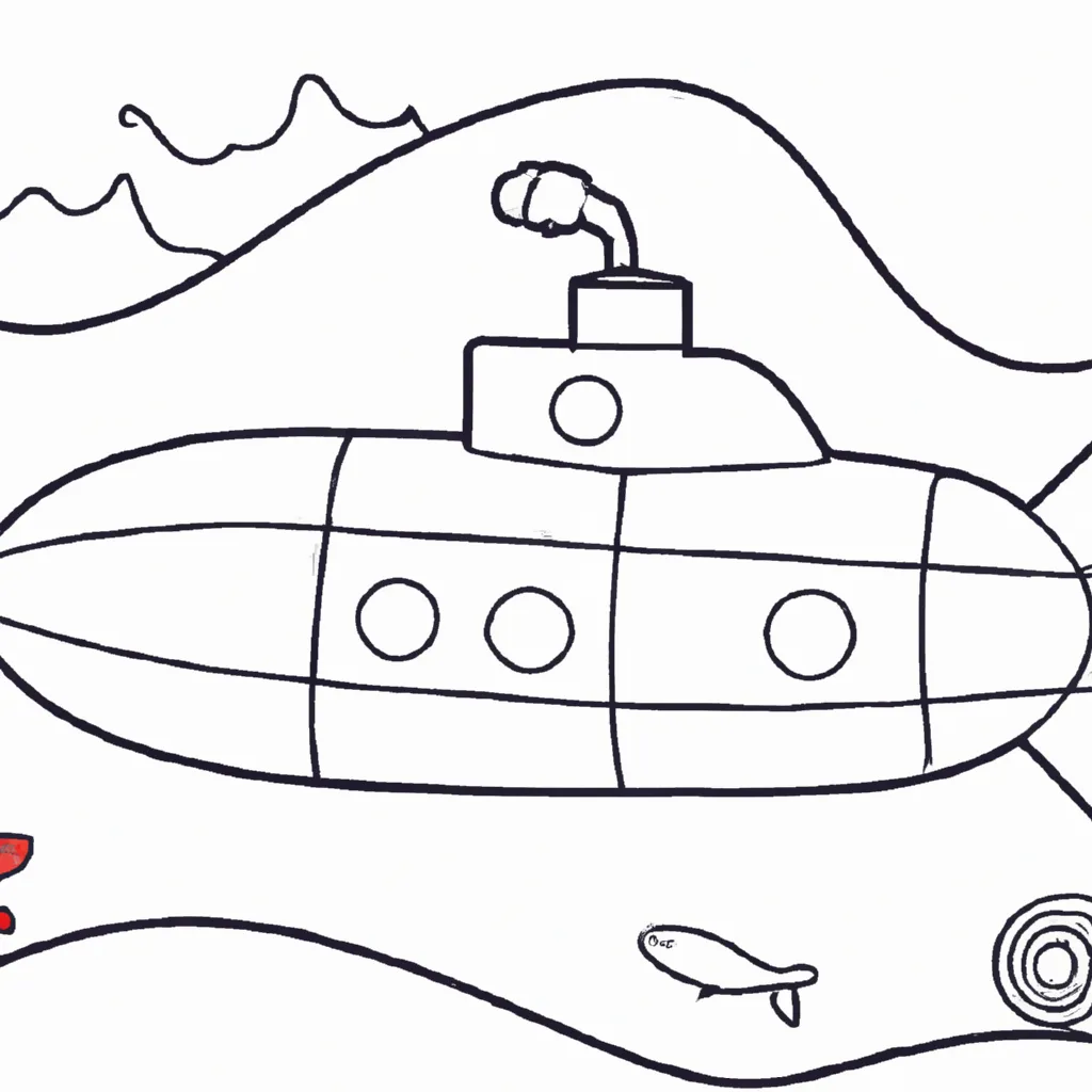 Desenhos de desenhos submarino
