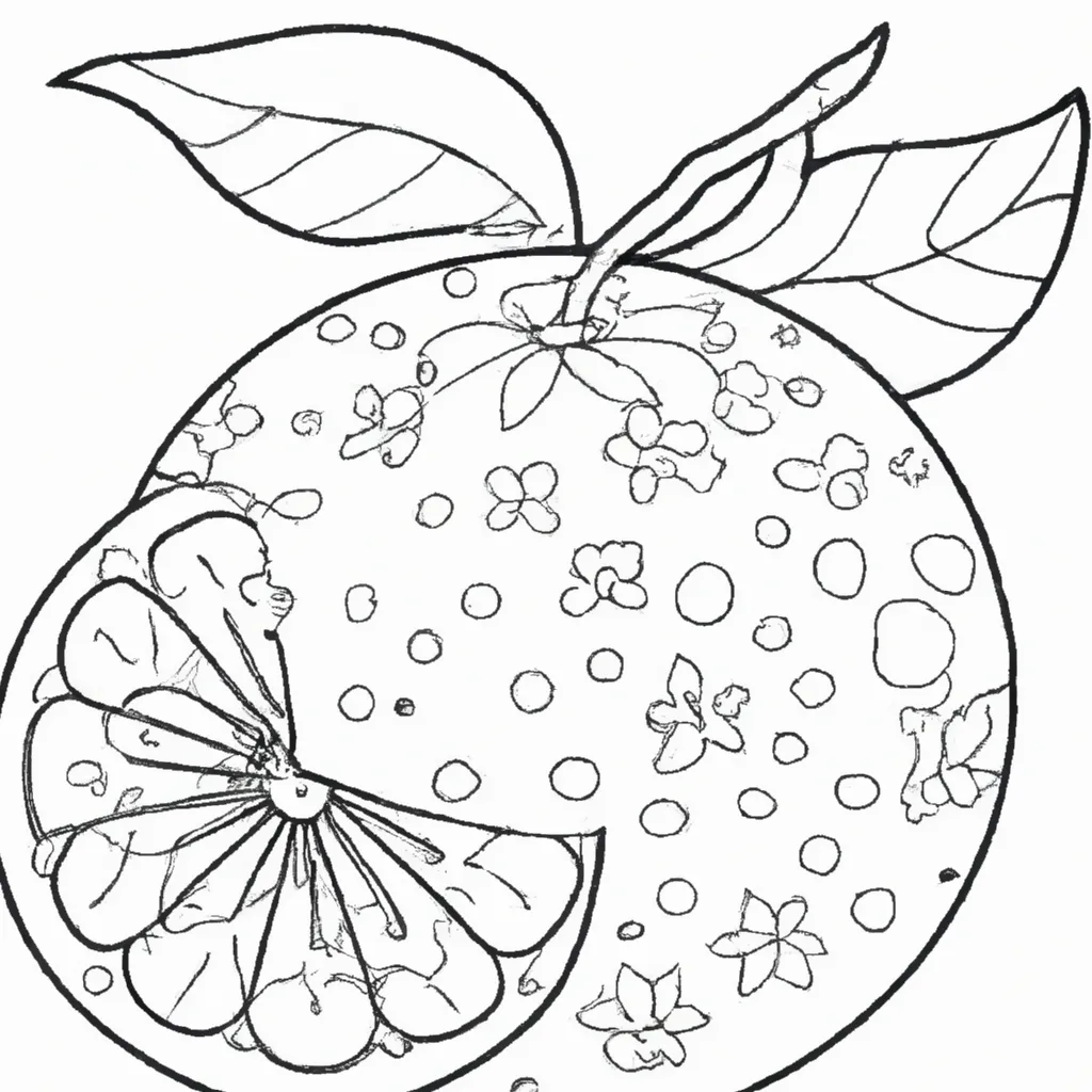 Desenhos de desenhos tangerina